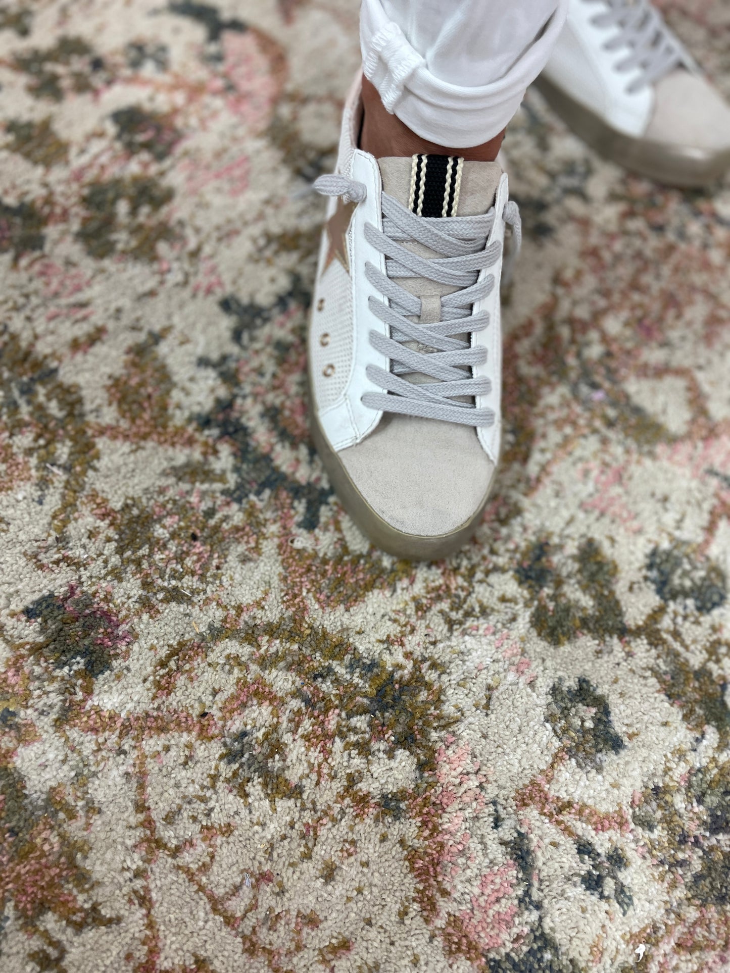 Zailey Sneakers | Bone Mesh