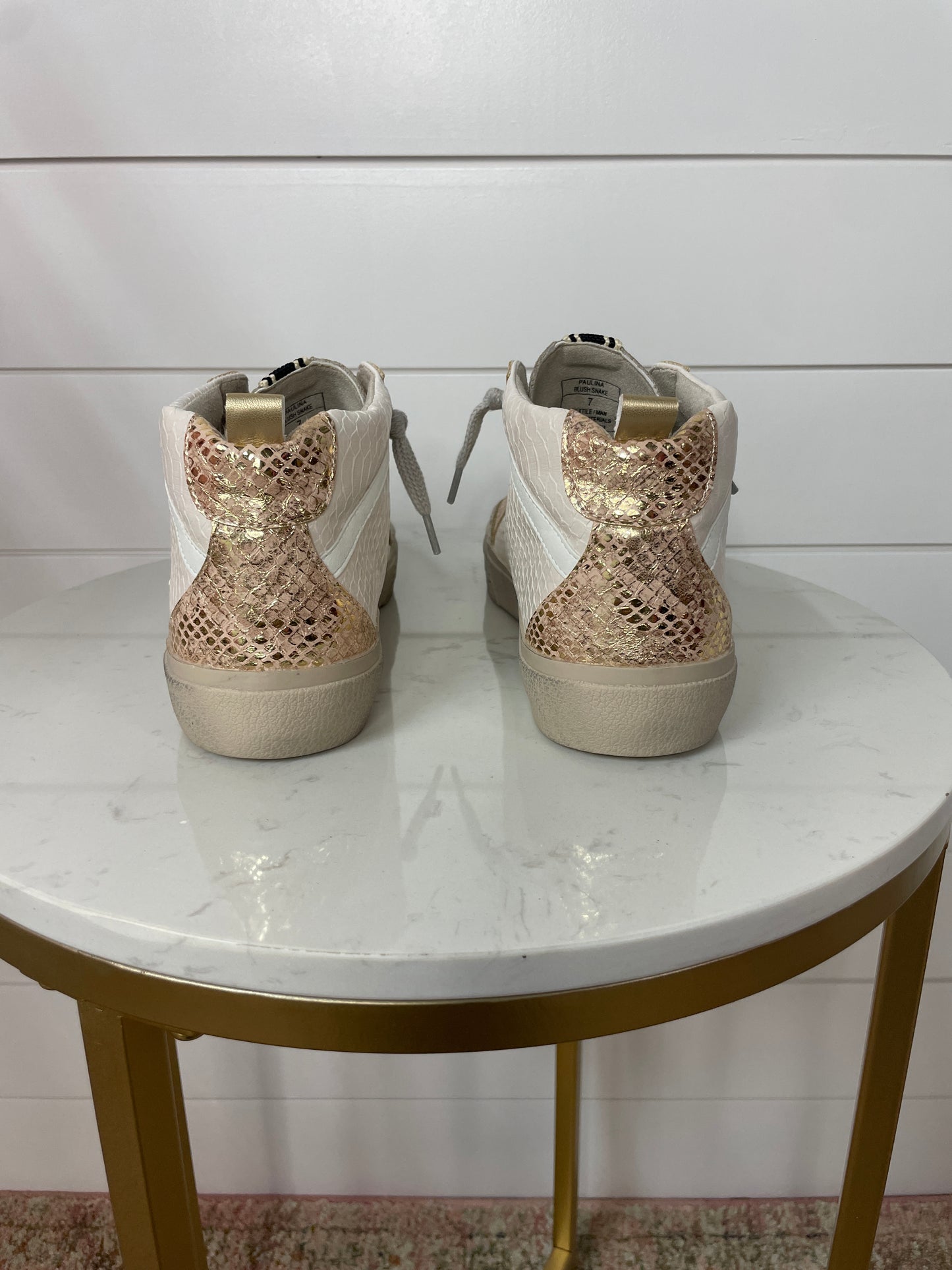 Zailey Sneakers | Blush Snake