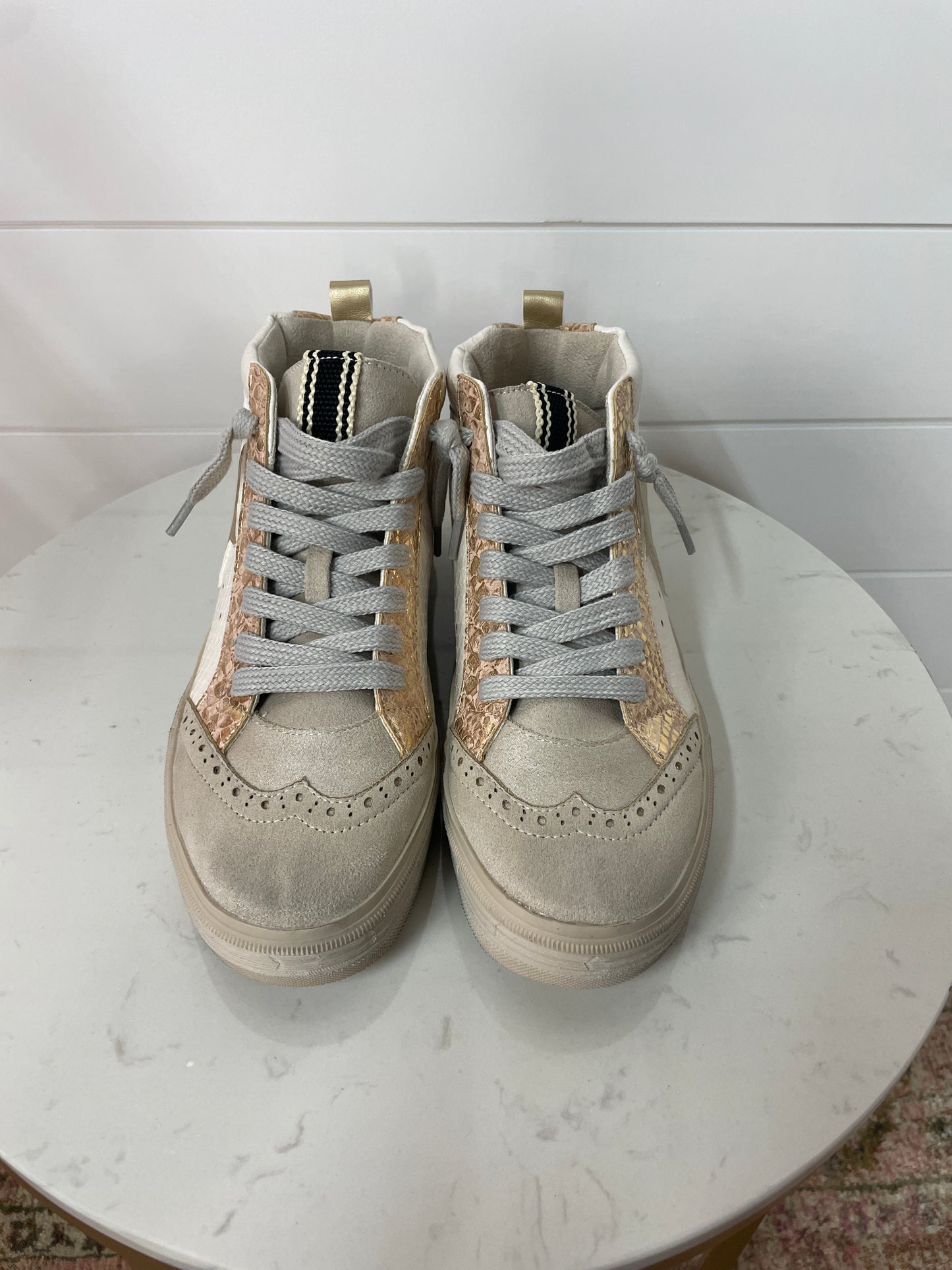 Zailey Sneakers | Blush Snake