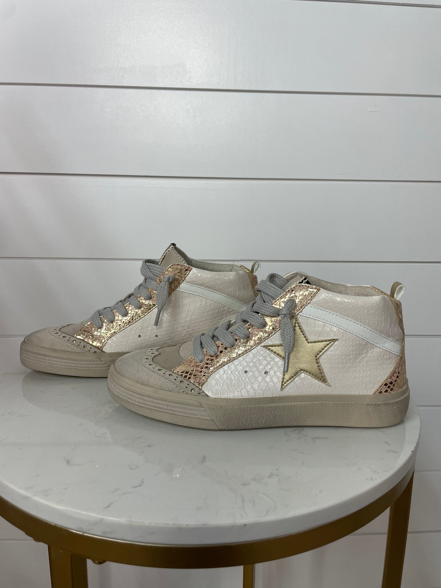 Zailey Sneakers | Blush Snake