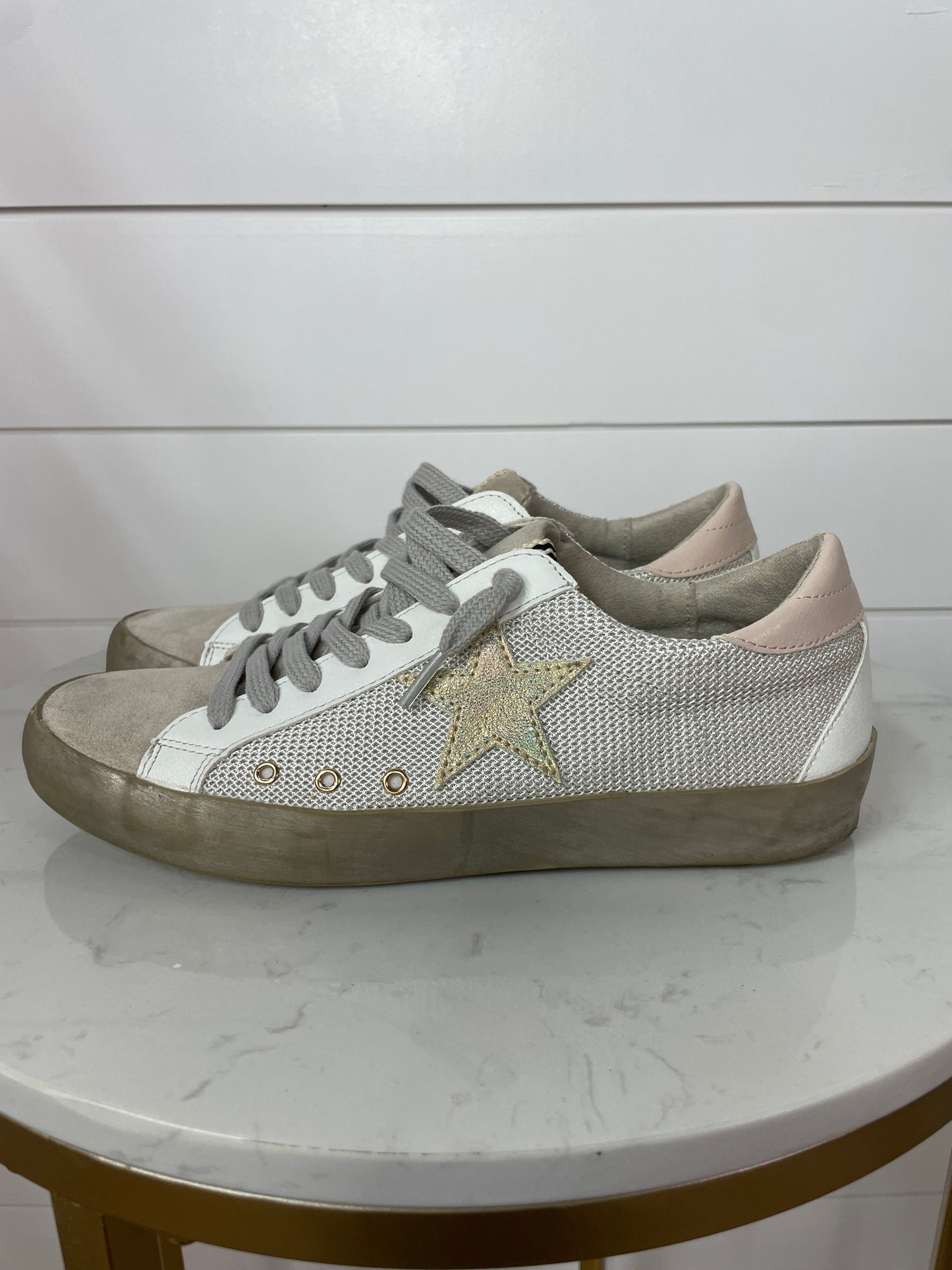 Zailey Sneakers | Bone Mesh