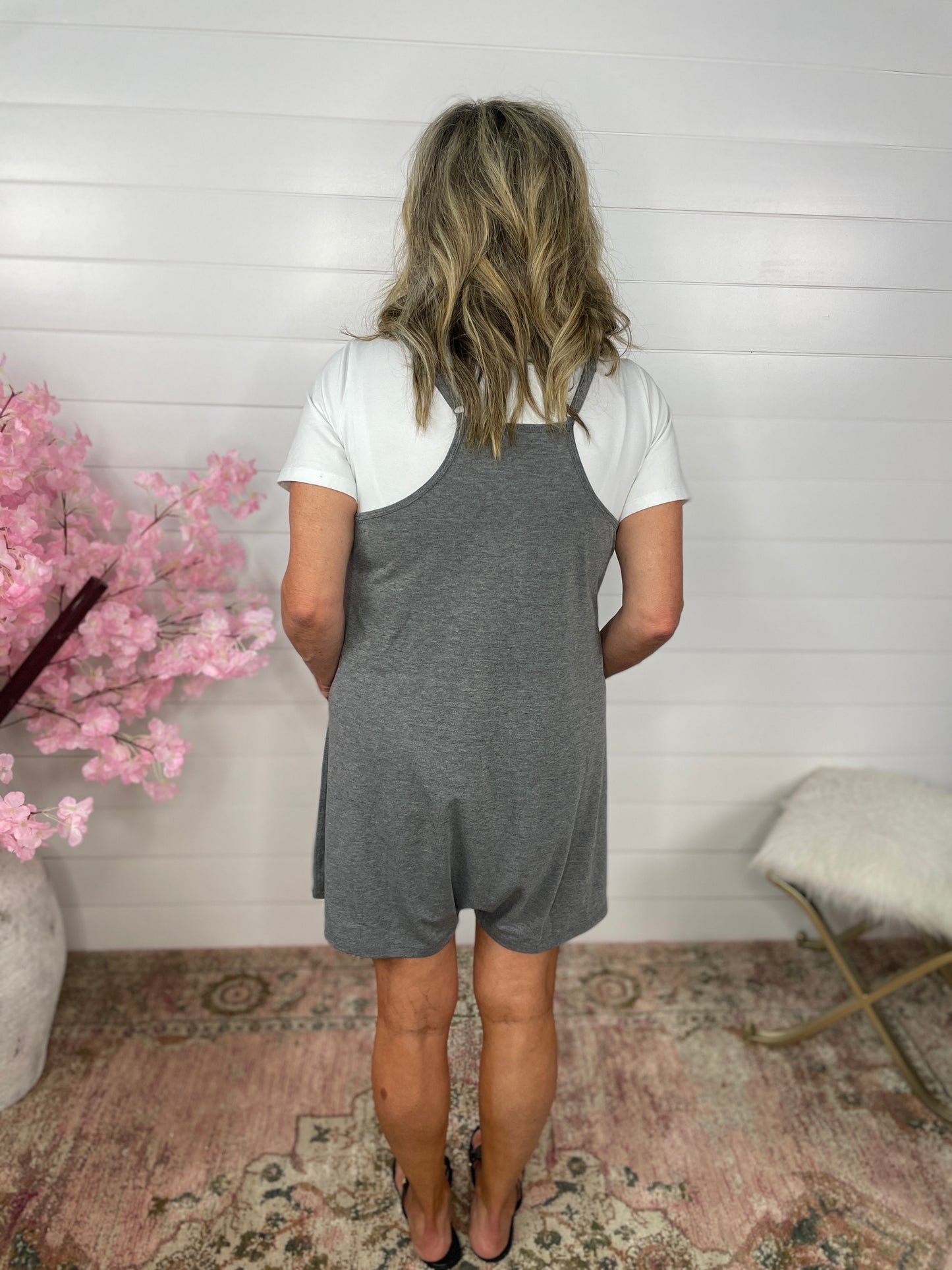 Ciaran Romper | Charcoal