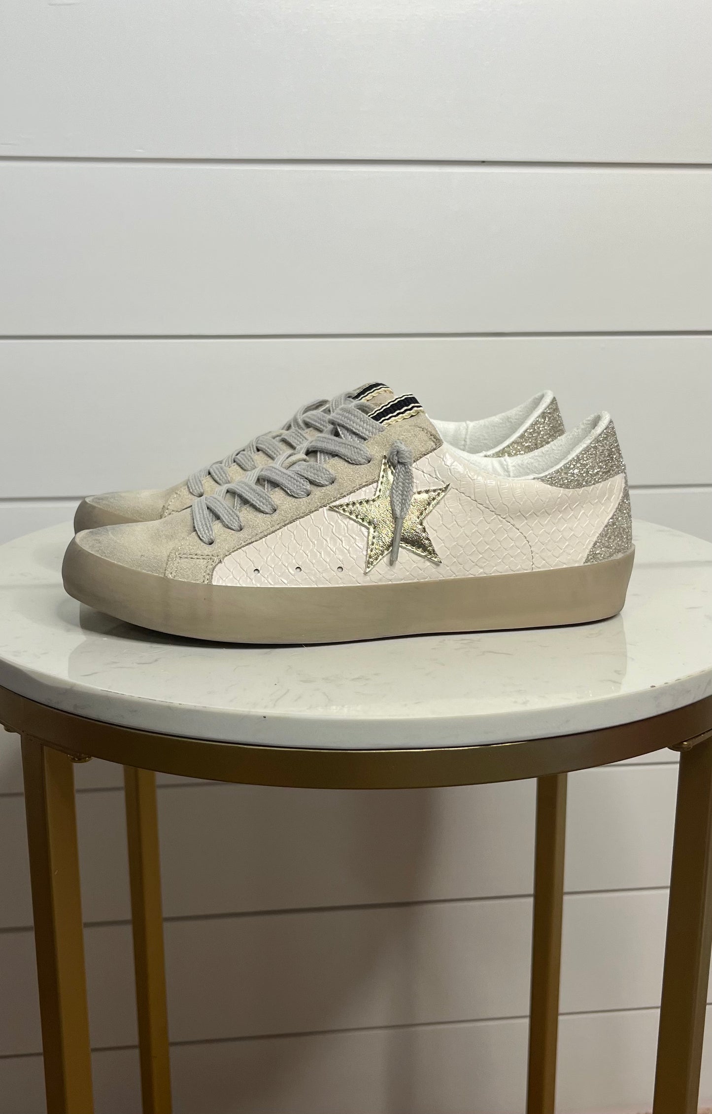 Zailey Sneakers | Bone Snake