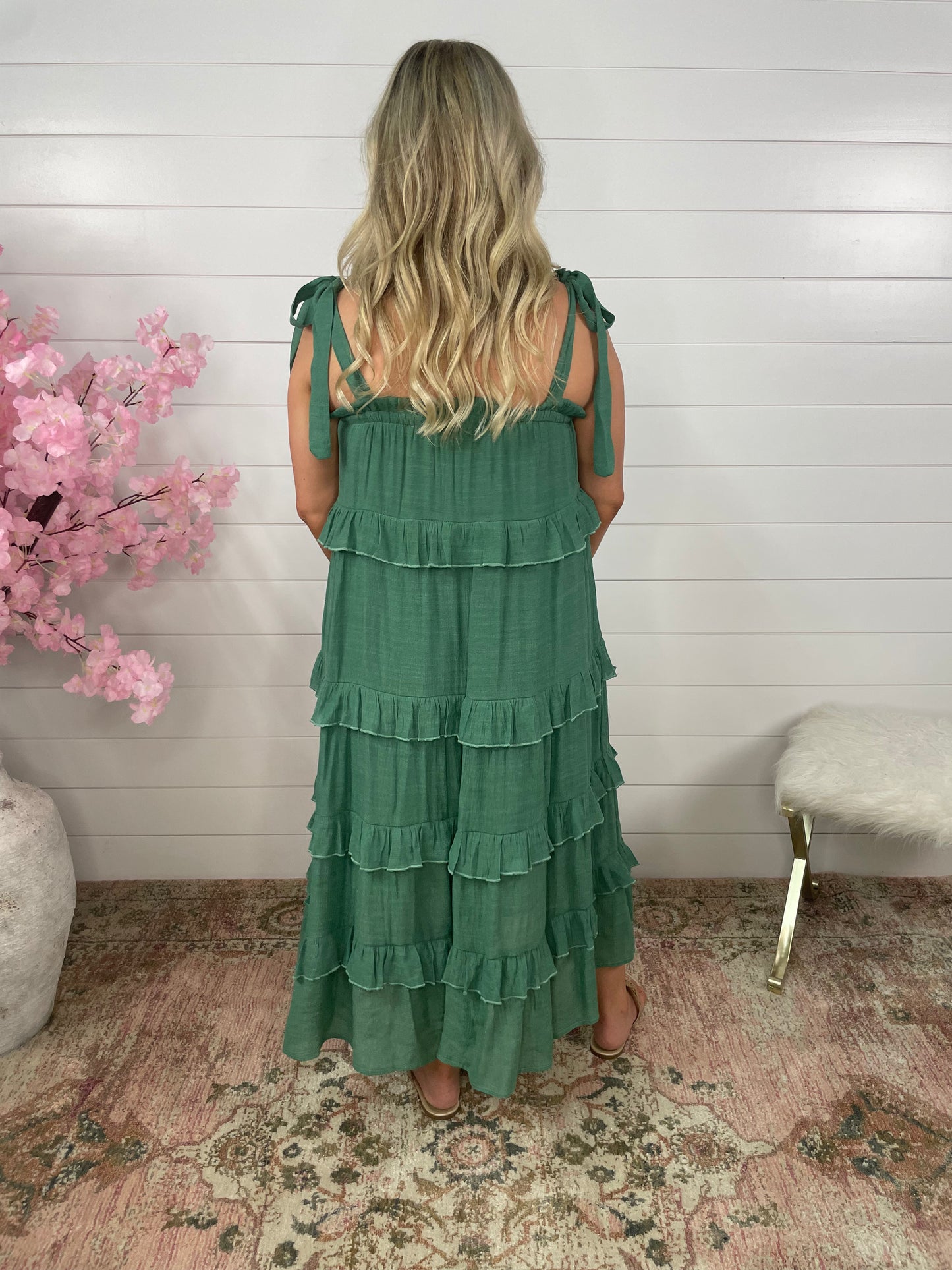 Alexandria Midi Dress | Sage