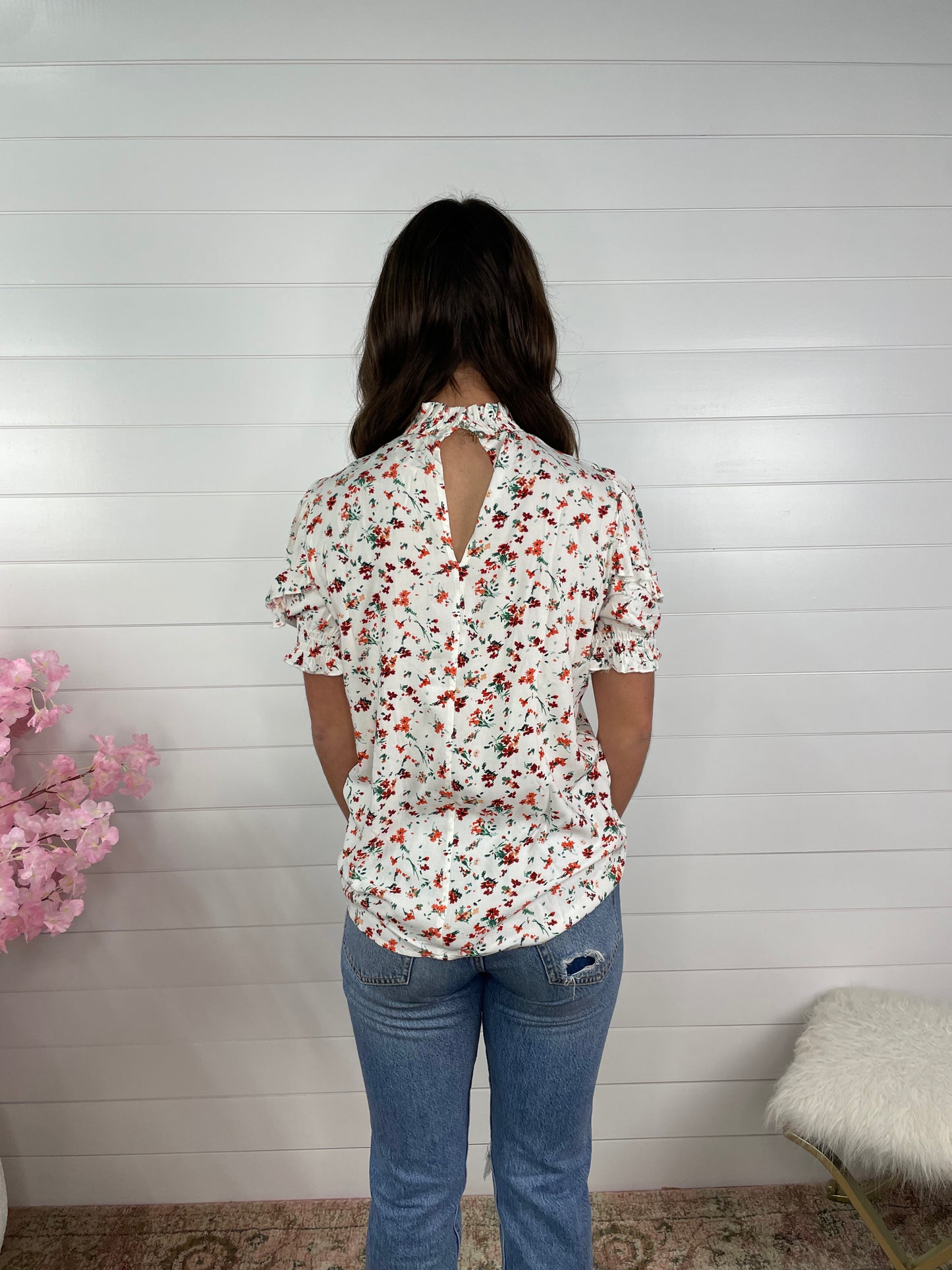 Dahlia Top | Floral