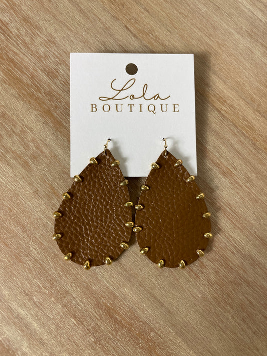 Adelaide Earrings | Brown