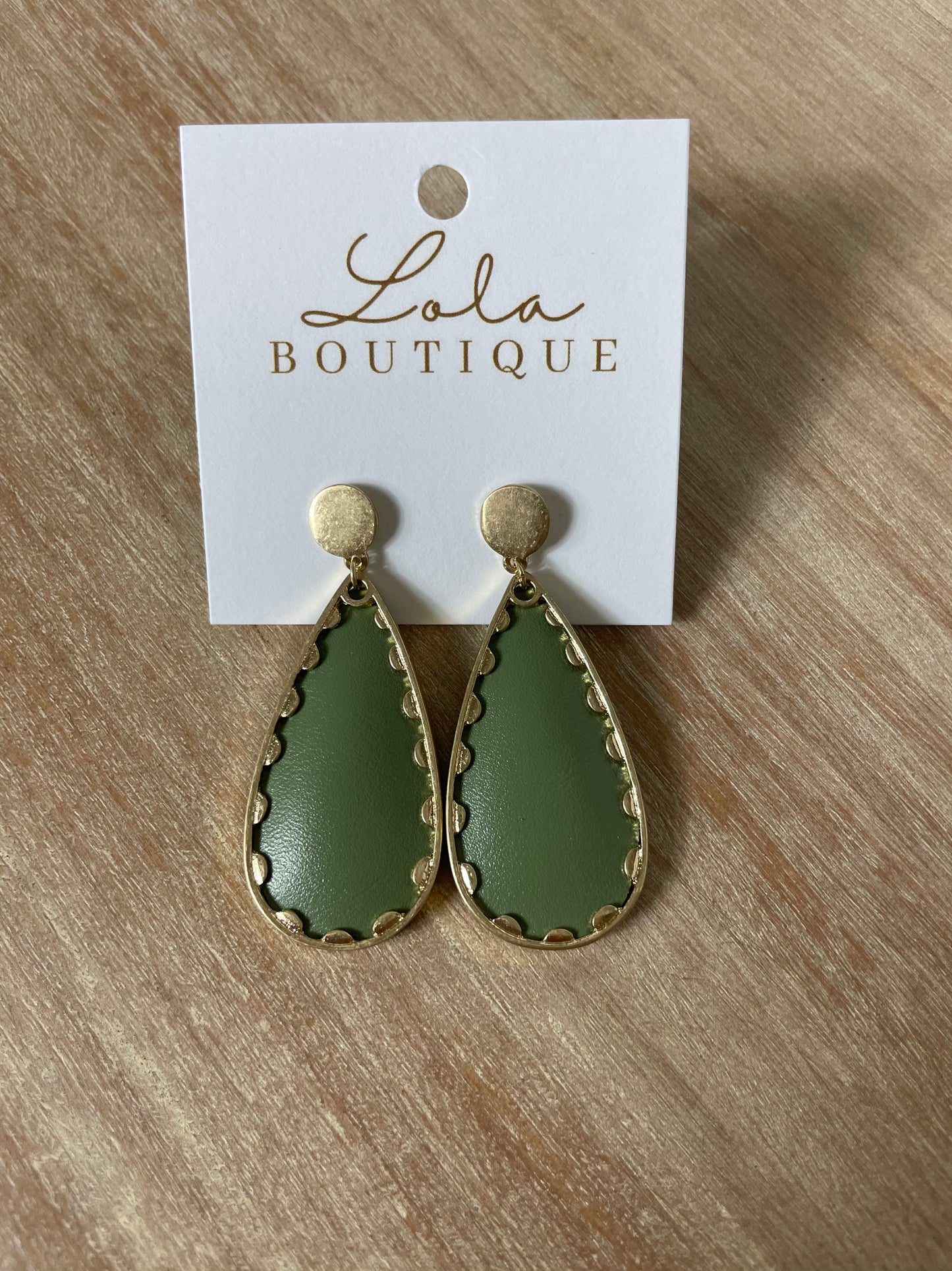 Chicago Earrings | Green