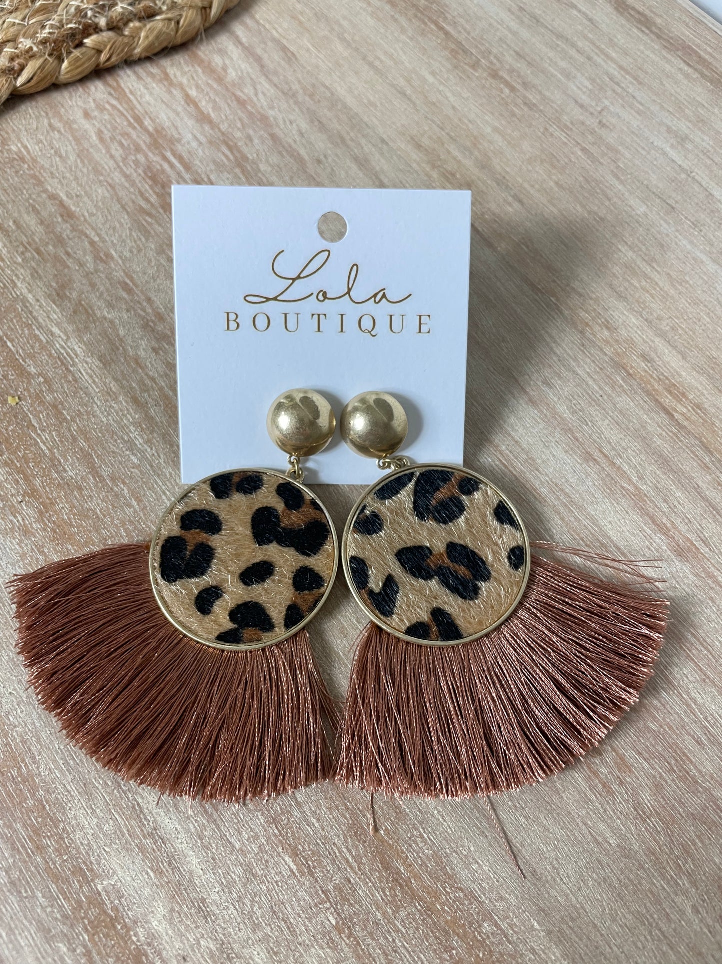 Kingston Earrings | Cheetah