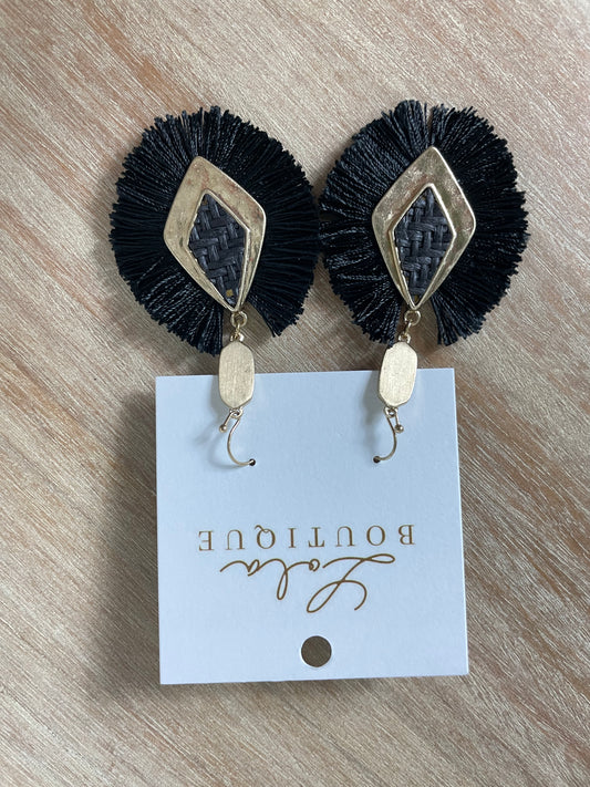 Oakland Earrings | Black