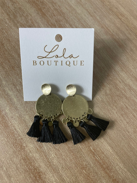 Vegas Earrings | Black