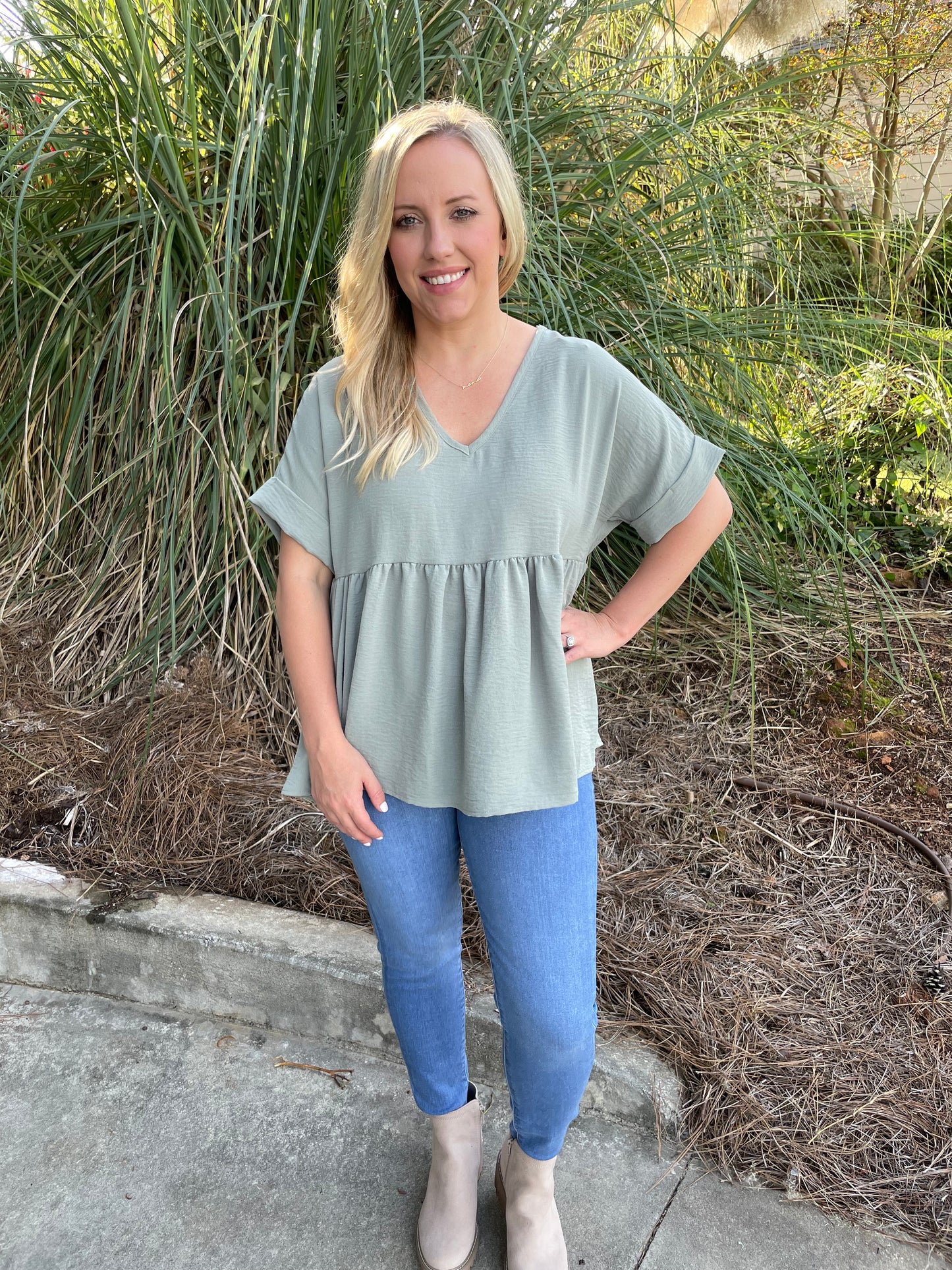 Penelope Top | Sage