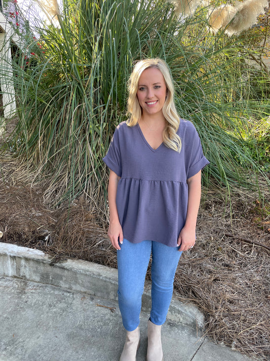 Penelope Top | Grey