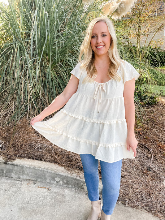 Sadie Top | Cream