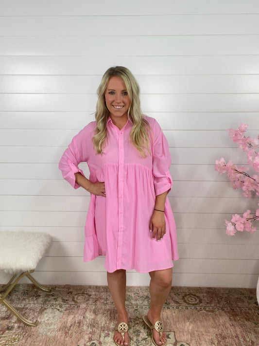 Lauren Dress | Pink