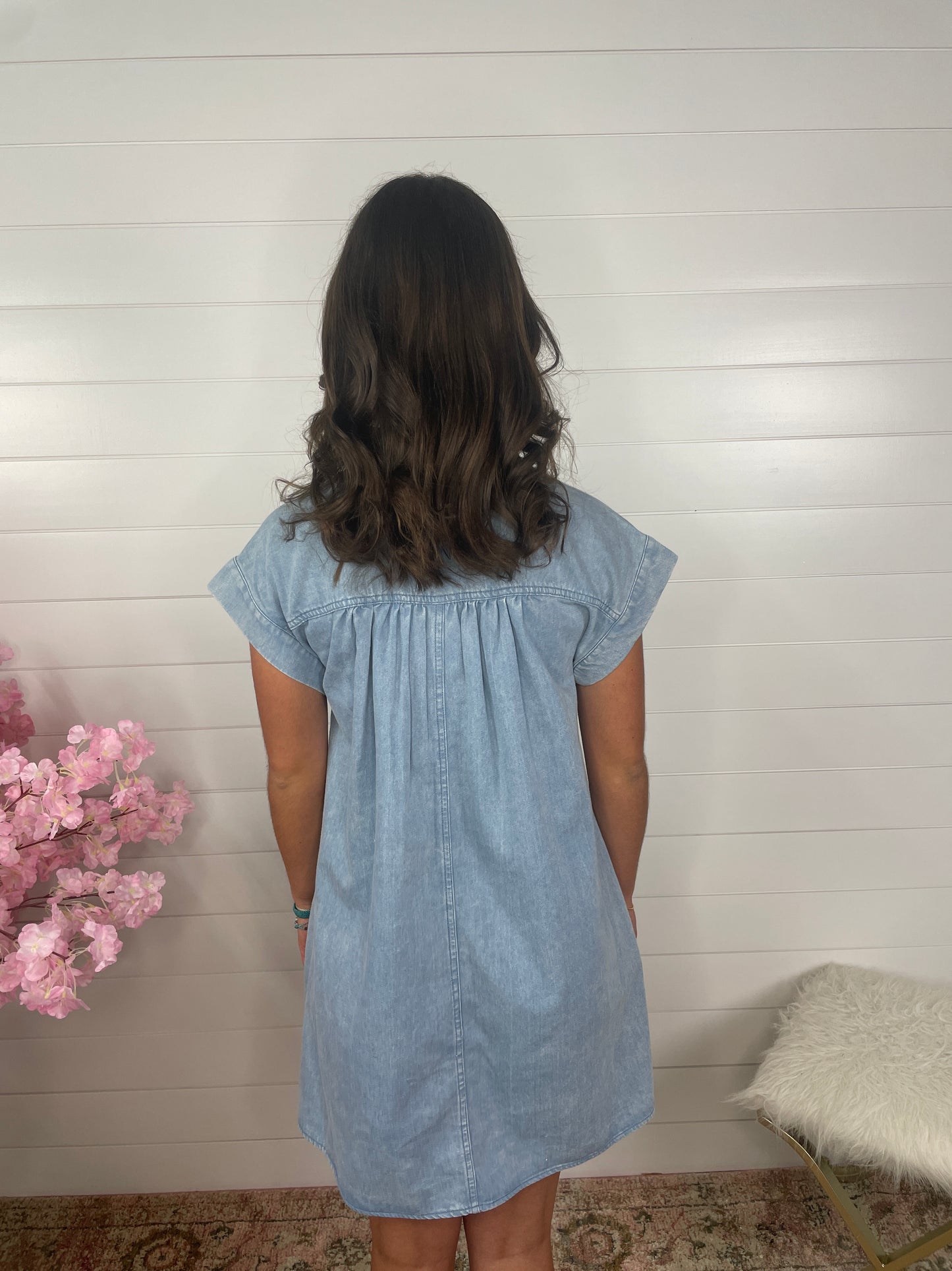 Lux Dress | Denim