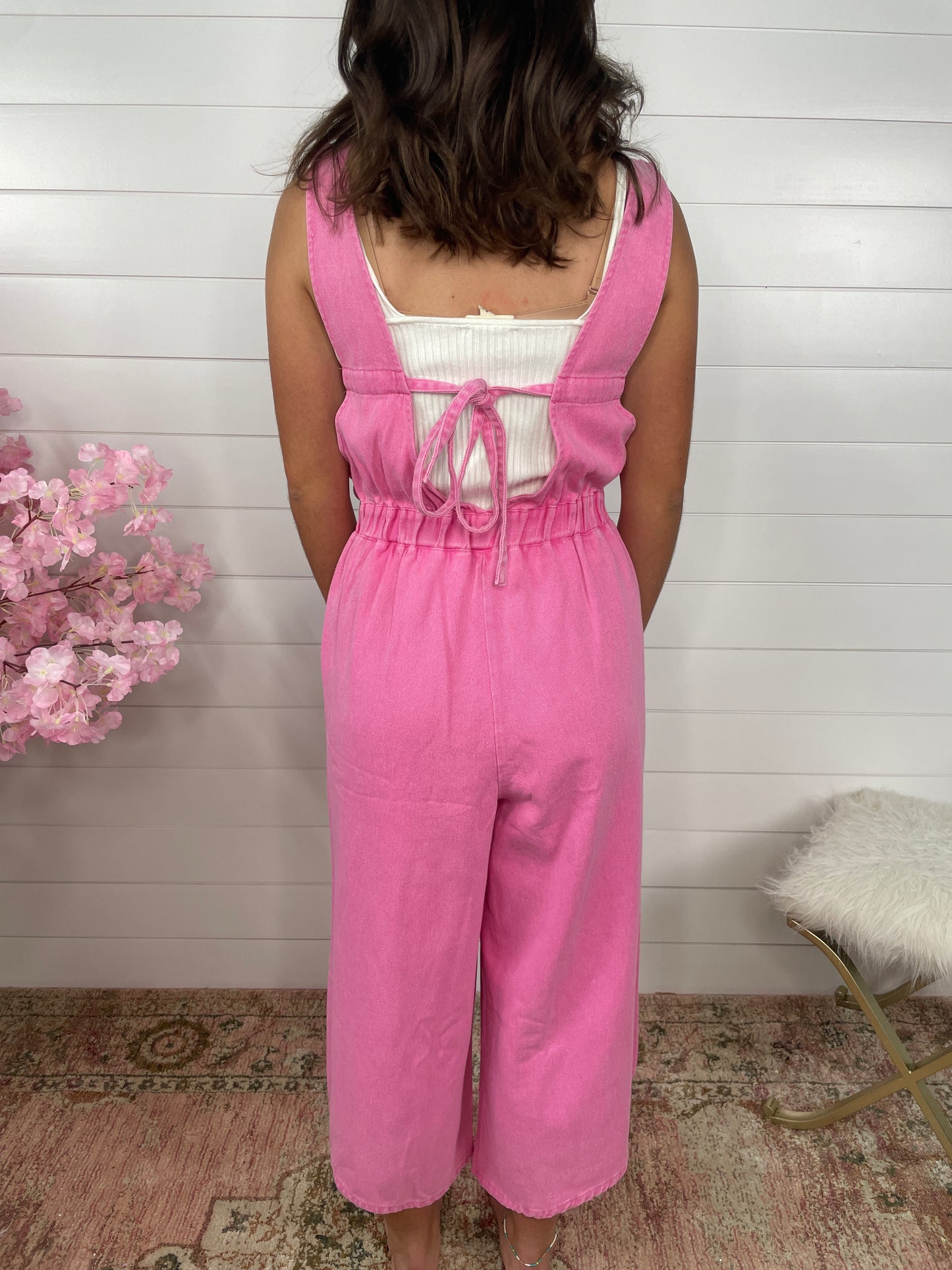 Zayla Jumpsuit | Hot Pink